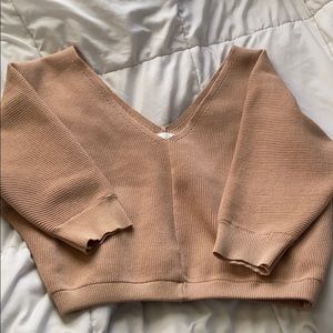 Never worn cropped long sleeve